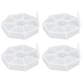 7 Grids Storage Box Clear Plastic Organizer Containers for Fishing Jewelry Pills