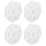7 Grids Storage Box Clear Plastic Organizer Containers for Fishing Jewelry Pills - Top-Down View