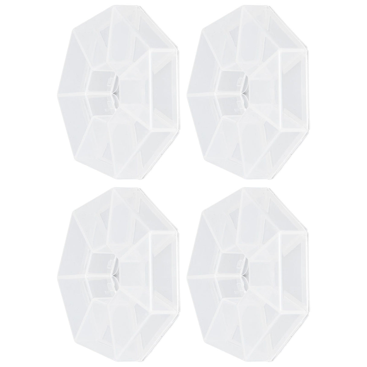 7 Grids Storage Box Clear Plastic Organizer Containers for Fishing Jewelry Pills