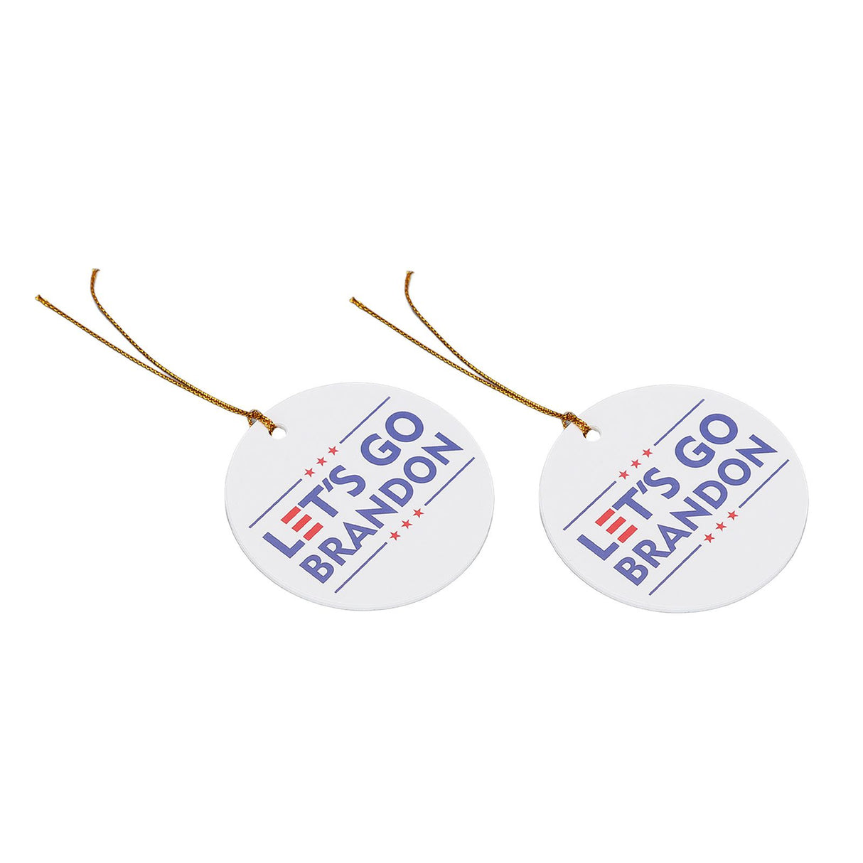 2Set Innovative Ornament Ceramic Christmas Tree Hanging Pendant for Party Wedding Decoration