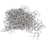 200 Pcs Wire Jump Rings Nickel Chromium Alloy U Shaped Ring Hook for Pendants Ceramic Jewelry Glass Melting