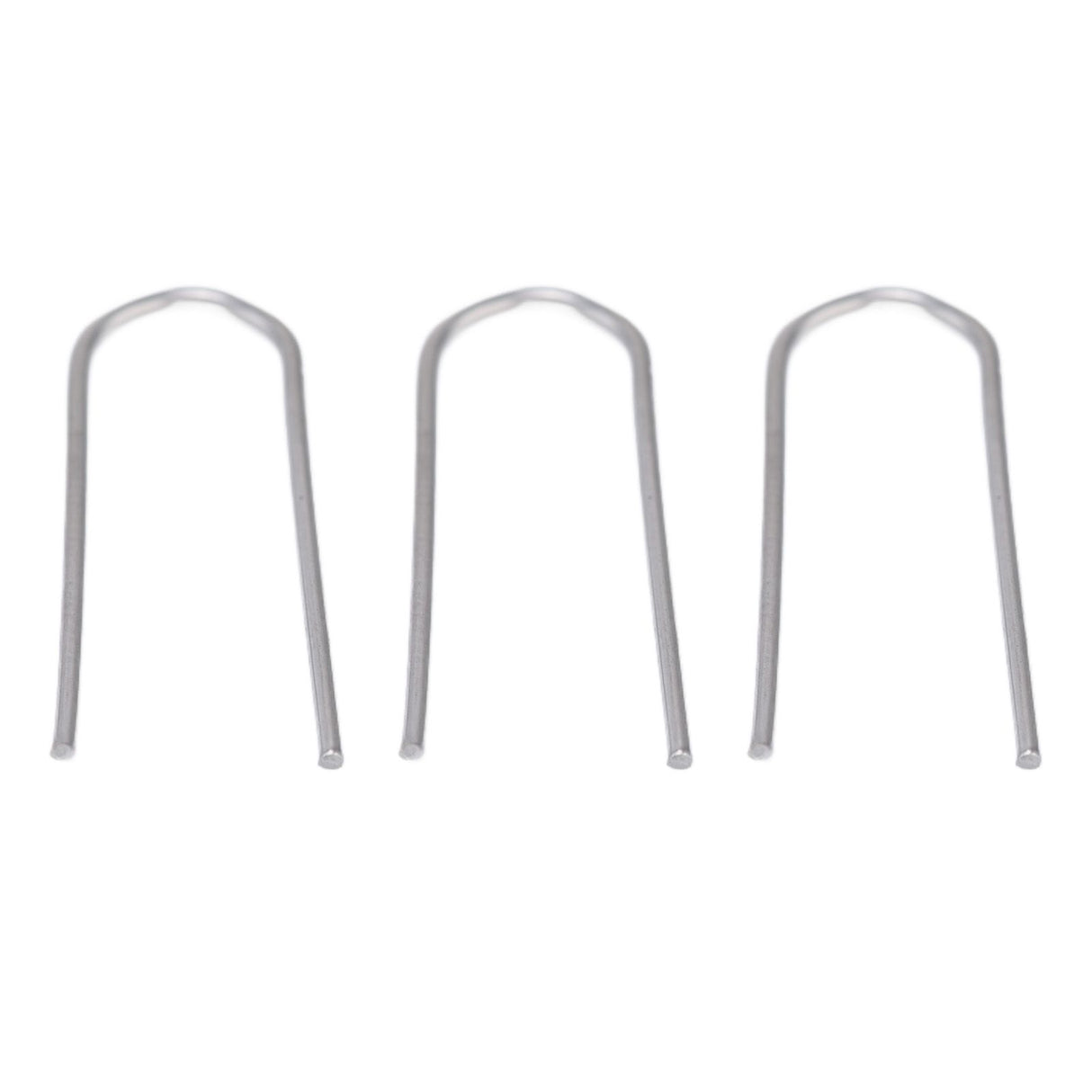 200 Pcs Wire Jump Rings Nickel Chromium Alloy U Shaped Ring Hook for Pendants Ceramic Jewelry Glass Melting