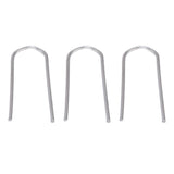 200 Pcs Wire Jump Rings Nickel Chromium Alloy U Shaped Ring Hook for Pendants Ceramic Jewelry Glass Melting - Front View