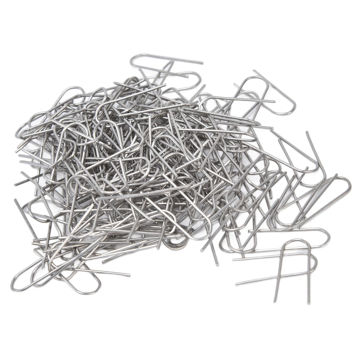 200 Pcs Wire Jump Rings Nickel Chromium Alloy U Shaped Ring Hook for Pendants Ceramic Jewelry Glass Melting