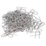 200 Pcs Wire Jump Rings Nickel Chromium Alloy U Shaped Ring Hook for Pendants Ceramic Jewelry Glass Melting - Top-Down View