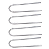 200 Pcs Wire Jump Rings Nickel Chromium Alloy U Shaped Ring Hook for Pendants Ceramic Jewelry Glass Melting