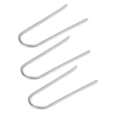 200 Pcs Wire Jump Rings Nickel Chromium Alloy U Shaped Ring Hook for Pendants Ceramic Jewelry Glass Melting