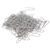 200 Pcs Wire Jump Rings Nickel Chromium Alloy U Shaped Ring Hook for Pendants Ceramic Jewelry Glass Melting - Close-Up Angle
