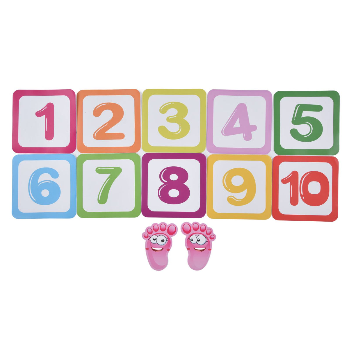 Game Floor Sticker Classic Number Environmental Protection PVC Waterproof Number Game Sticker