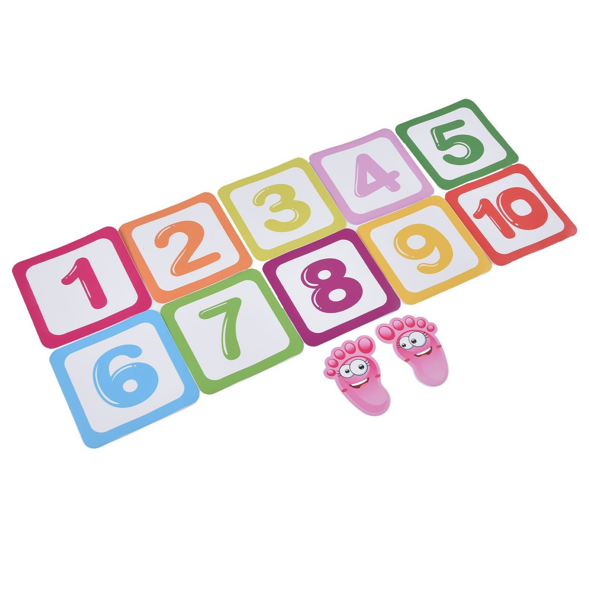 Game Floor Sticker Classic Number Environmental Protection PVC Waterproof Number Game Sticker