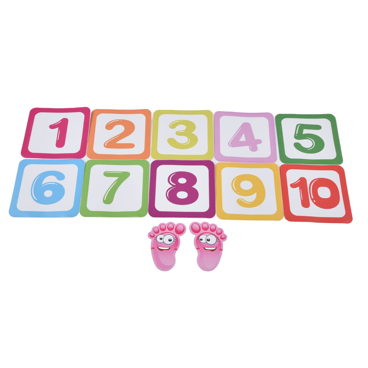 Game Floor Sticker Classic Number Environmental Protection PVC Waterproof Number Game Sticker