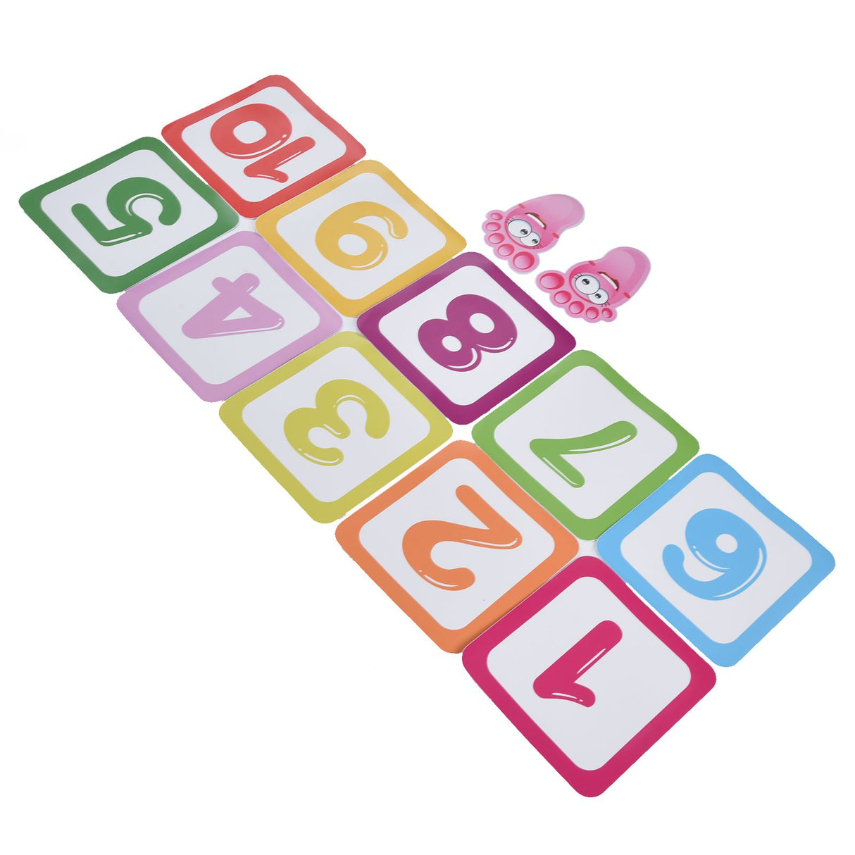 Game Floor Sticker Classic Number Environmental Protection PVC Waterproof Number Game Sticker
