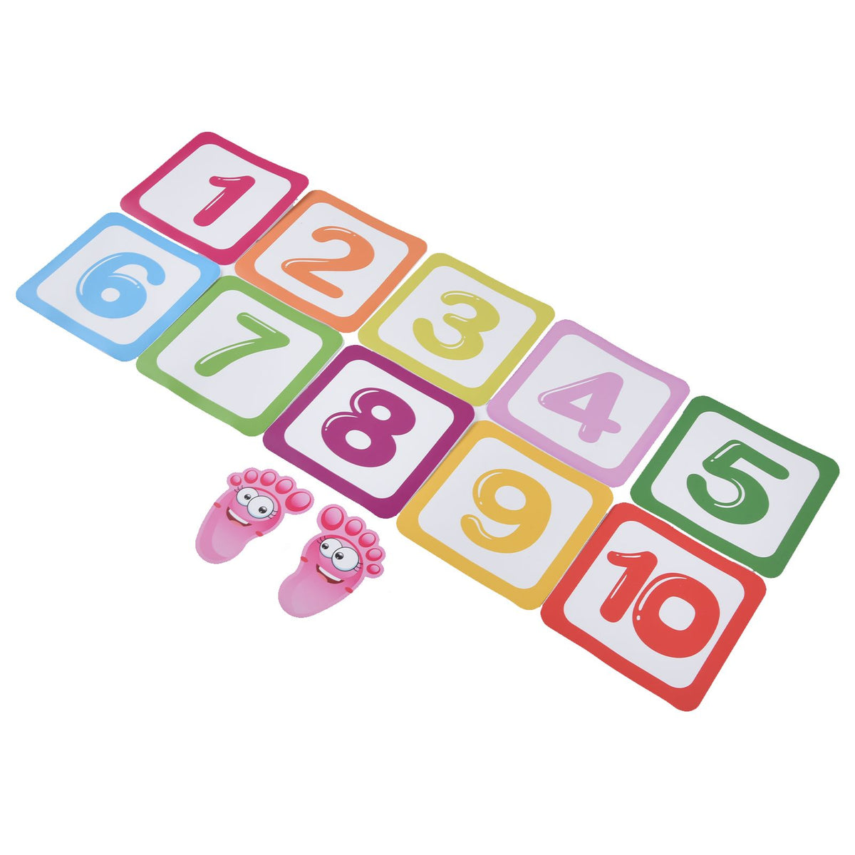 Game Floor Sticker Classic Number Environmental Protection PVC Waterproof Number Game Sticker
