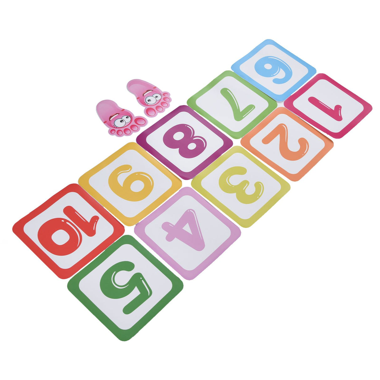 Game Floor Sticker Classic Number Environmental Protection PVC Waterproof Number Game Sticker