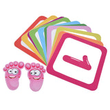 Game Floor Sticker Classic Number Environmental Protection PVC Waterproof Number Game Sticker
