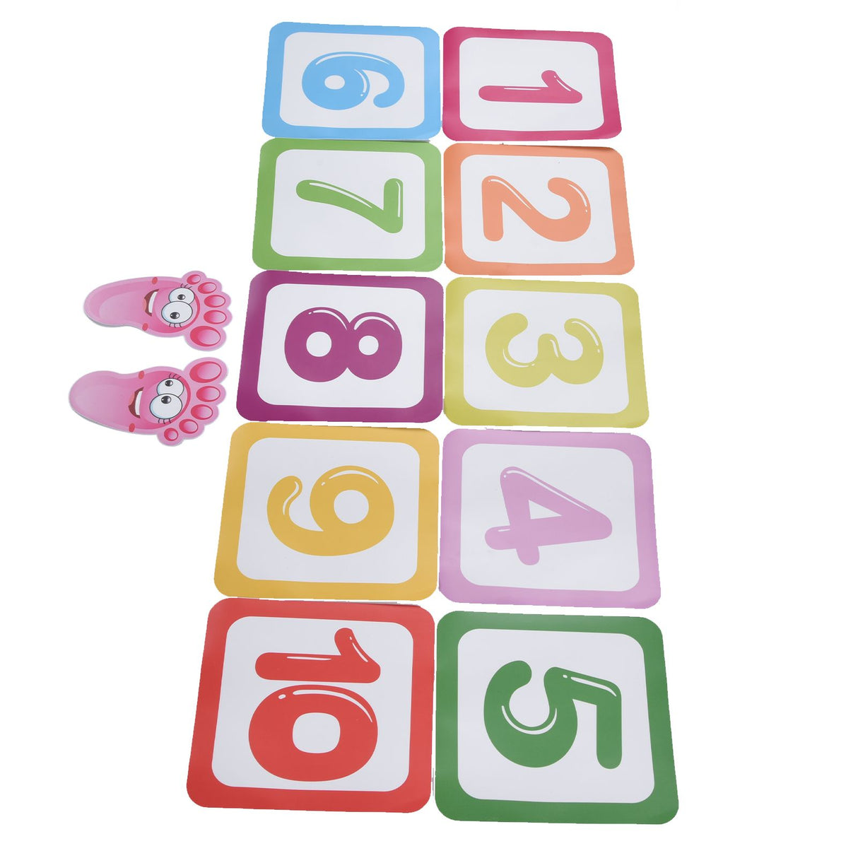 Game Floor Sticker Classic Number Environmental Protection PVC Waterproof Number Game Sticker