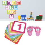 Game Floor Sticker Classic Number Environmental Protection PVC Waterproof Number Game Sticker
