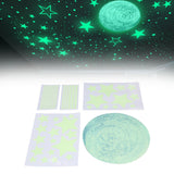 DIY Wall Sticker Glowing Star Luminous Wall Sticker PVC Wall Paper for Kids Bedroom Decoration - Extra Image