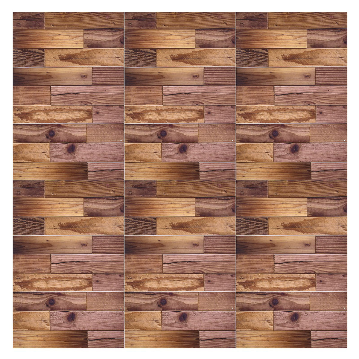 18PCS Wall Stickers Peel and Paste Wood Grain Furniture Refurbishment Sticker Waterproof for Kitchen Bathroom