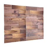 18PCS Wall Stickers Peel and Paste Wood Grain Furniture Refurbishment Sticker Waterproof for Kitchen Bathroom - Close-Up Angle
