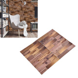 18PCS Wall Stickers Peel and Paste Wood Grain Furniture Refurbishment Sticker Waterproof for Kitchen Bathroom - Extra Image