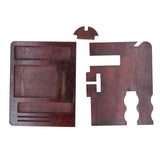 Desktop Storage Bracket Multifunctional Wooden Mobile Phone Base Watch Glasses Key Desktop Storage Bracket - Extra Image