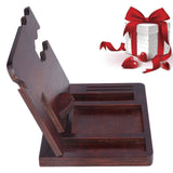Desktop Storage Bracket Multifunctional Wooden Mobile Phone Base Watch Glasses Key Desktop Storage Bracket - Extra Image