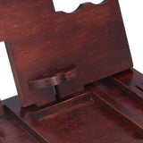 Desktop Storage Bracket Multifunctional Wooden Mobile Phone Base Watch Glasses Key Desktop Storage Bracket - Extra Image