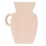 Wood Vase Simple Vintage Style Natural Pinewood Durable Sturdy Odorless Unpainted Wooden Flower Vase