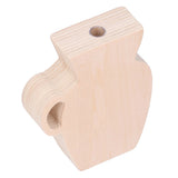 Wood Vase Simple Vintage Style Natural Pinewood Durable Sturdy Odorless Unpainted Wooden Flower Vase