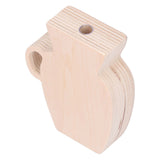 Wood Vase Simple Vintage Style Natural Pinewood Durable Sturdy Odorless Unpainted Wooden Flower Vase