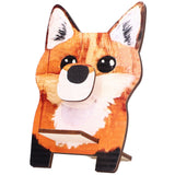 Animal Shape Glasses Holder Unique Beautiful Design Natural Odorless Composite Wood Eyeglasses Display StandFoxes