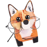 Animal Shape Glasses Holder Unique Beautiful Design Natural Odorless Composite Wood Eyeglasses Display StandFoxes