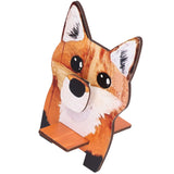 Animal Shape Glasses Holder Unique Beautiful Design Natural Odorless Composite Wood Eyeglasses Display StandFoxes