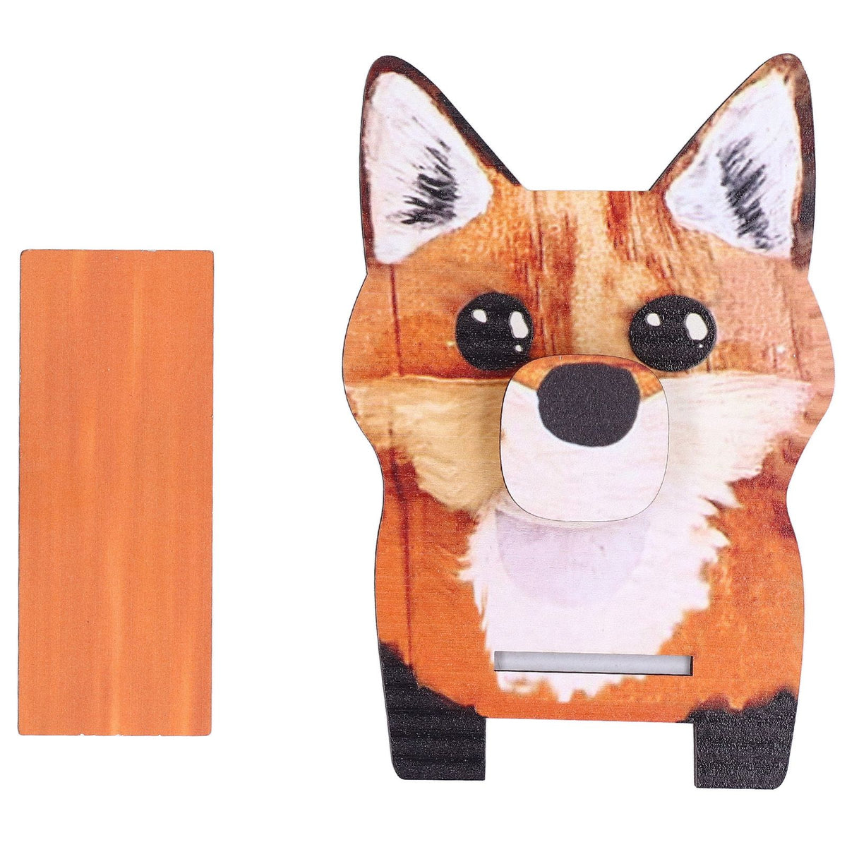 Animal Shape Glasses Holder Unique Beautiful Design Natural Odorless Composite Wood Eyeglasses Display StandFoxes