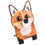 Animal Shape Glasses Holder Unique Beautiful Design Natural Odorless Composite Wood Eyeglasses Display StandFoxes