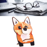 Animal Shape Glasses Holder Unique Beautiful Design Natural Odorless Composite Wood Eyeglasses Display StandFoxes