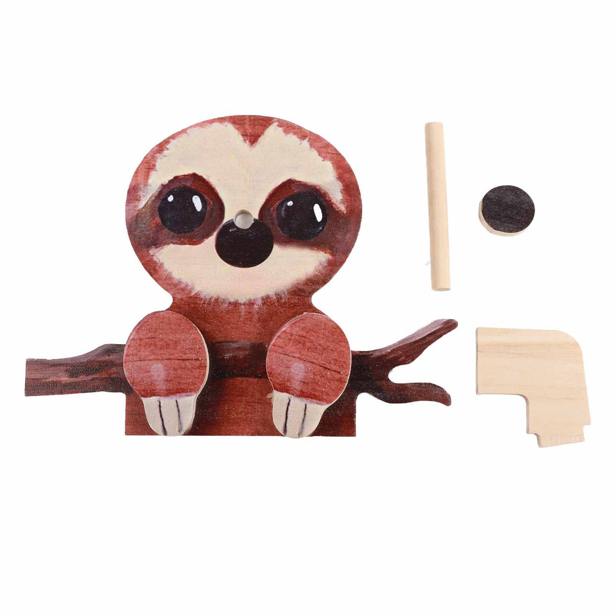 Animal Shape Glasses Holder Unique Beautiful Design Natural Odorless Composite Wood Eyeglasses Display StandSloth