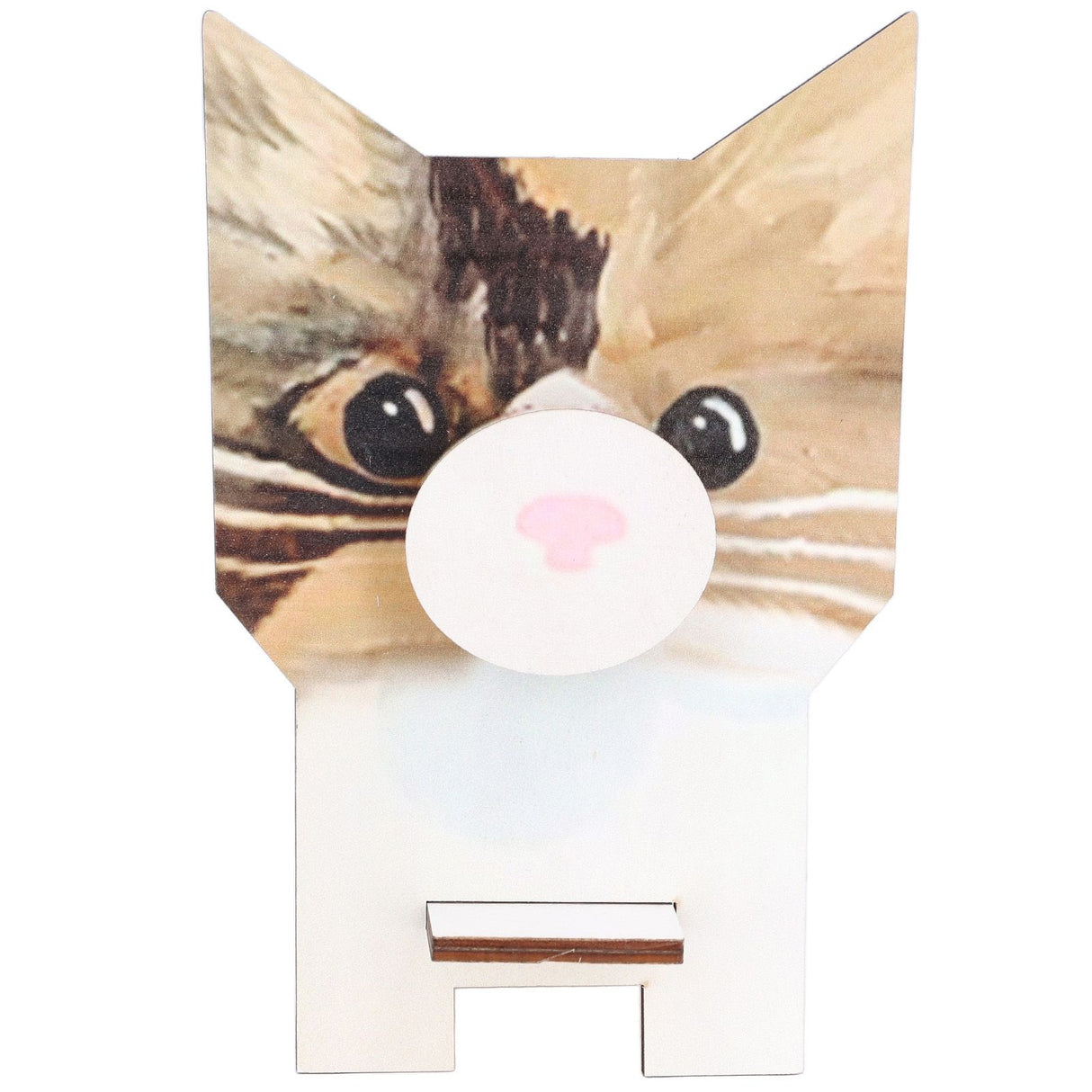 Animal Shape Glasses Holder Unique Beautiful Design Natural Odorless Composite Wood Eyeglasses Display StandCat