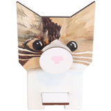 Animal Shape Glasses Holder Unique Beautiful Design Natural Odorless Composite Wood Eyeglasses Display StandCat