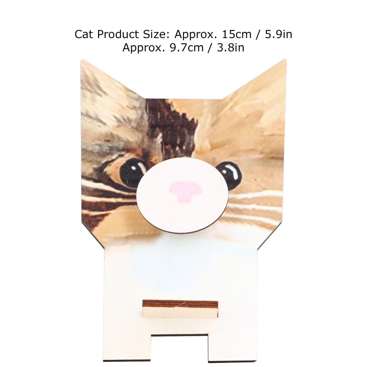 Animal Shape Glasses Holder Unique Beautiful Design Natural Odorless Composite Wood Eyeglasses Display StandCat