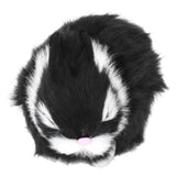 Miniature Plush Rabbits Plastic Plush Material Soft Comfortable Durable Rabbits Stuffed Doll for Table DecorationBlack - Extra Image