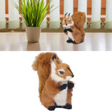 Simulation Squirrel Large Cute Lifelike Simulation Squirrel Crafts Decorations Garden Ornament - Extra Image