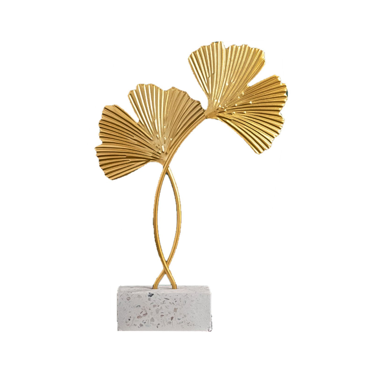 Exquisite Iron Gold Leaf Ornaments Iron Tree Desktop Art Decoration Home Decoration2# 21 X 14cm / 8.27 X 5.51in