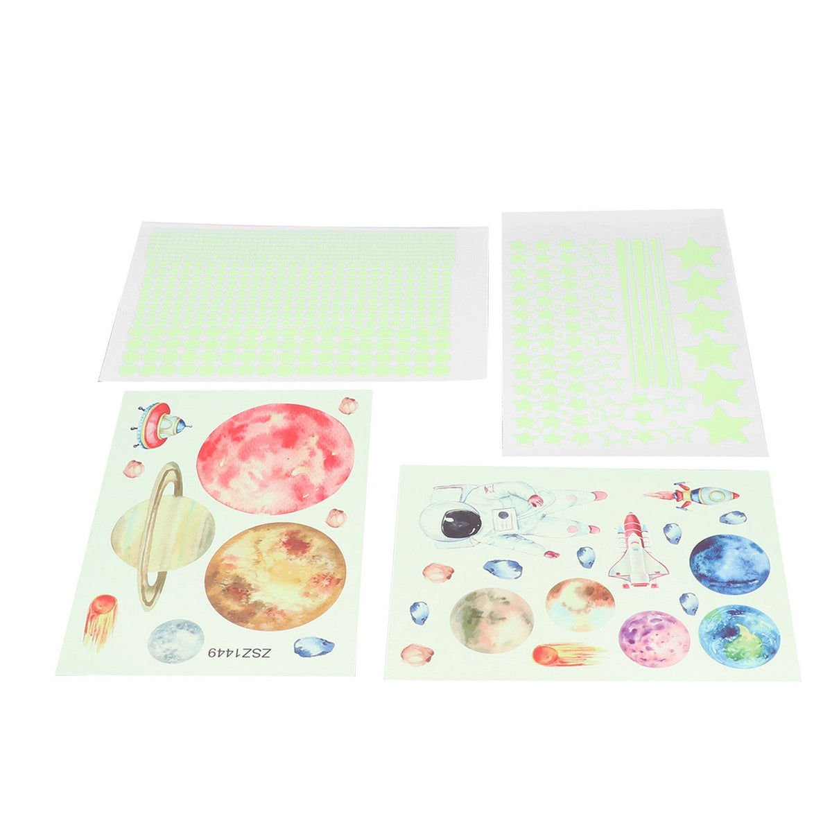 Glowing Star Luminous Wall Sticker Harmless PVC Wall Paper for Office Bedroom Decoration