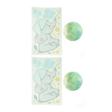 2Set Luminous Wall Sticker DIY Glowing Wall Decals Self Adhesive Wall Paper for Bedroom
