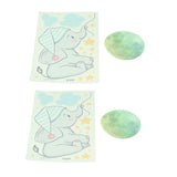 2Set Luminous Wall Sticker DIY Glowing Wall Decals Self Adhesive Wall Paper for Bedroom
