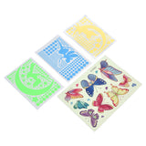 4Pcs Wall Stickers PVC Material Self Adhesive Luminous Design Cute Exquisite Wall Paper Decor - Front View