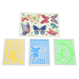 4Pcs Wall Stickers PVC Material Self Adhesive Luminous Design Cute Exquisite Wall Paper Decor
