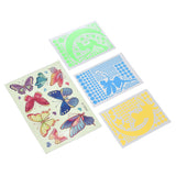 4Pcs Wall Stickers PVC Material Self Adhesive Luminous Design Cute Exquisite Wall Paper Decor